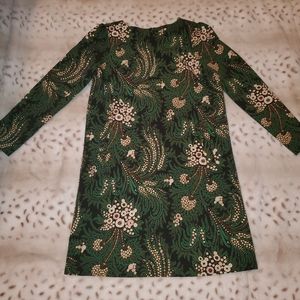 Long Sleeve Green Dress